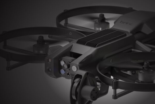 black BRINC drone